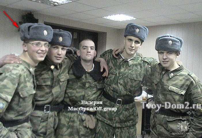 Егор Холявин во времена службы в армии