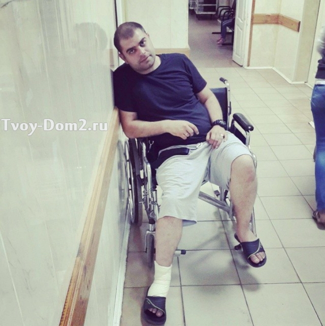 Илья Гажиенко сломал ногу
