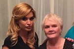 Ксения Бородина поздравляет свою бабушку с днем рождения