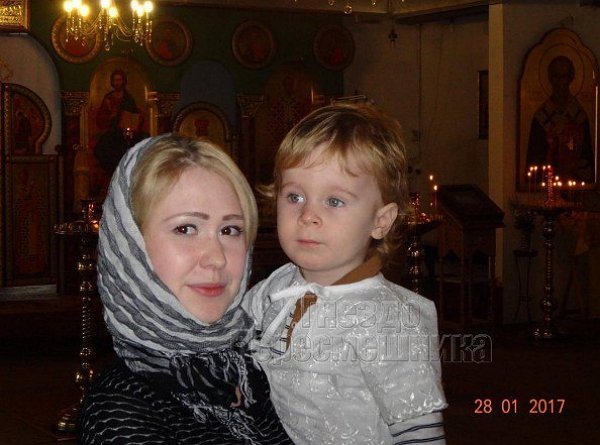 Ольга Ветер решила покрестить сына