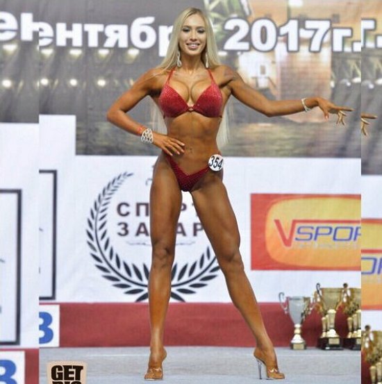 Полыгалова приняла участие в Чемпионате по бодибилдингу