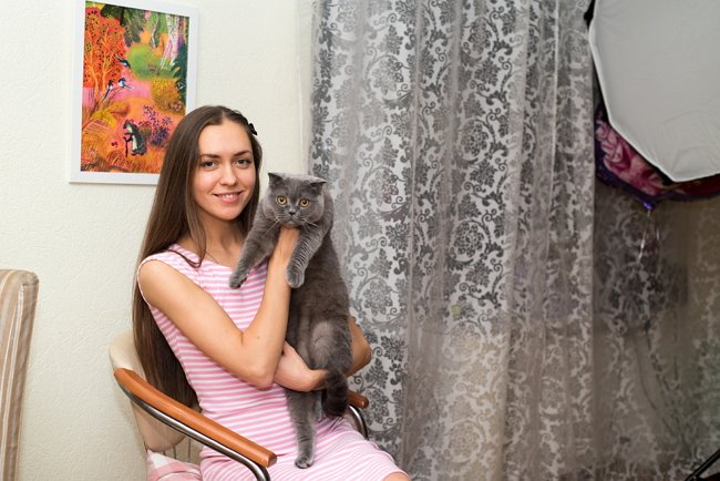 Мария Круглыхина провела экскурсию по новой квартире