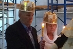 Фото с венчания родителей Гобозова