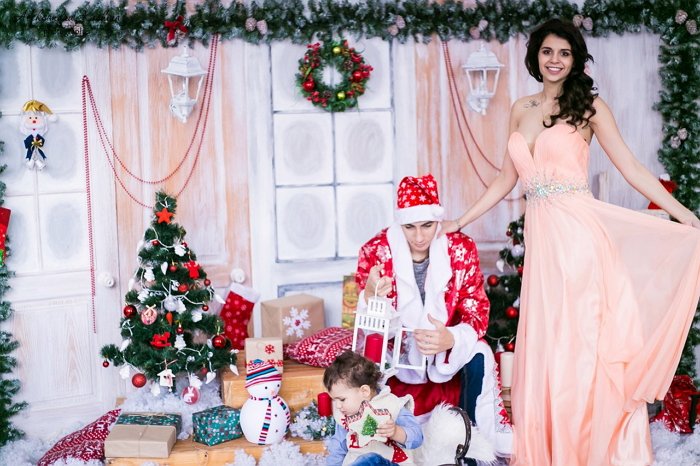 Фото с новогодней фотосессии семейства Гобозовых