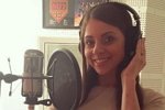 Ольга Рапунцель записывает песню