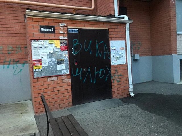 Экс-бойфренд изувечил машину Виктории Комиссаровой