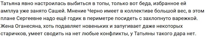 Мнение: Строкова взяла на вооружение методы Черно