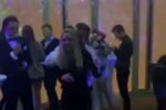 Милена Безбородова поймала букет на свадьбе Безверховой