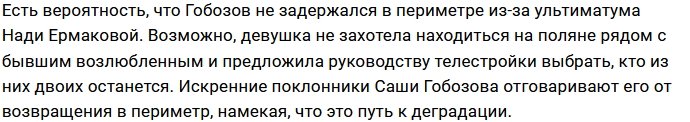 Фанаты хотят видеть Гобозова только в компании Чуева