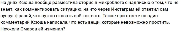Фолловеры продолжают обсуждать семейные проблемы Бородиной