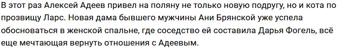 Алексей Адеев зашёл в периметр с новой девушкой и котом