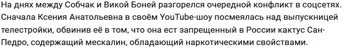 Ксения Собчак не оставила без ответа обвинения Виктории Бони