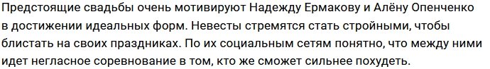Ермакова и Опенченко занялись своими фигурами
