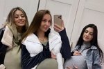 Все участники проекта примерили на себя накладные животы