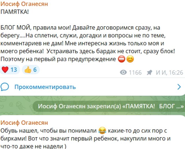 Иосиф Оганесян решил распродать вещи Стефана