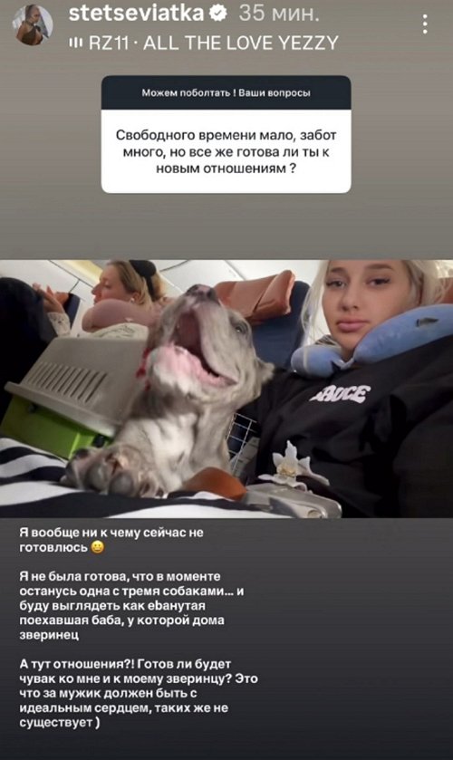 Анастасия Стецевят: Он провоцировал мою собаку Анастасия Стецевят: Он провоцировал мою собаку